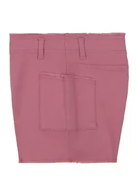 Girls 7-16 Pocket Shorts