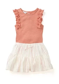 Girls 4-6x Ruffle Short Set