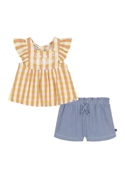 Girls 4-6x 2 Piece Shorts Set