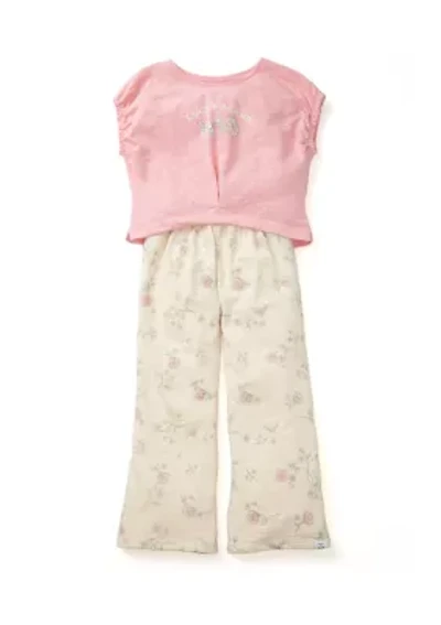 Girls 4-6x Printed Pant Set
