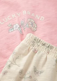 Girls 4-6x Printed Pant Set