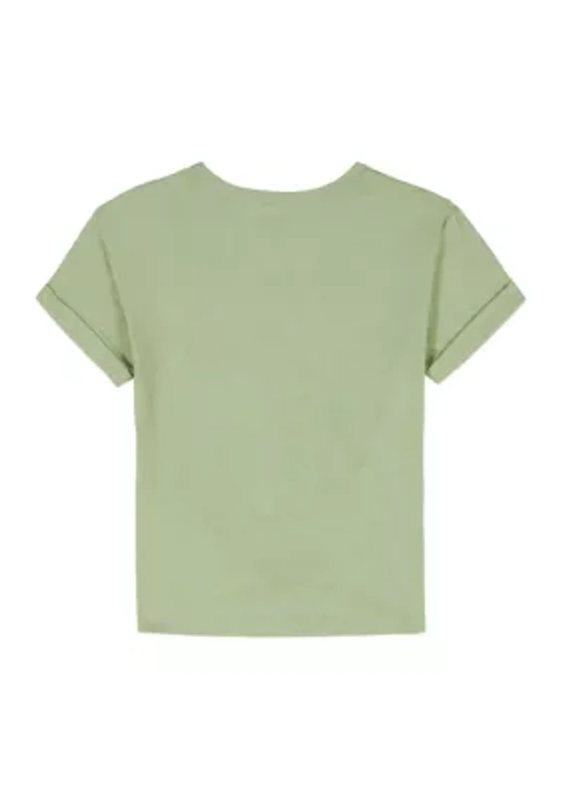 Girls 7-16 Floral Stamp T-Shirt