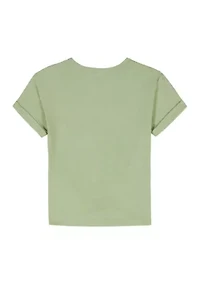 Girls 7-16 Floral Stamp T-Shirt