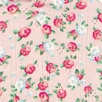 Girls 7-16 Floral Pointelle Top
