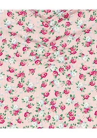 Girls 7-16 Floral Pointelle Top