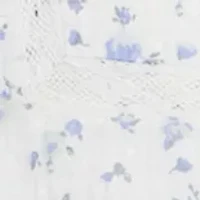 Girls 7-16 Floral Woven Top