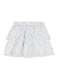 Girls 7-16 Floral Tier Skirt