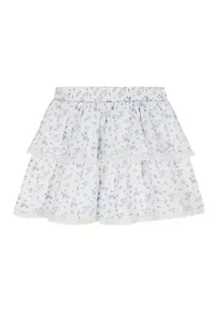 Girls 7-16 Floral Tier Skirt