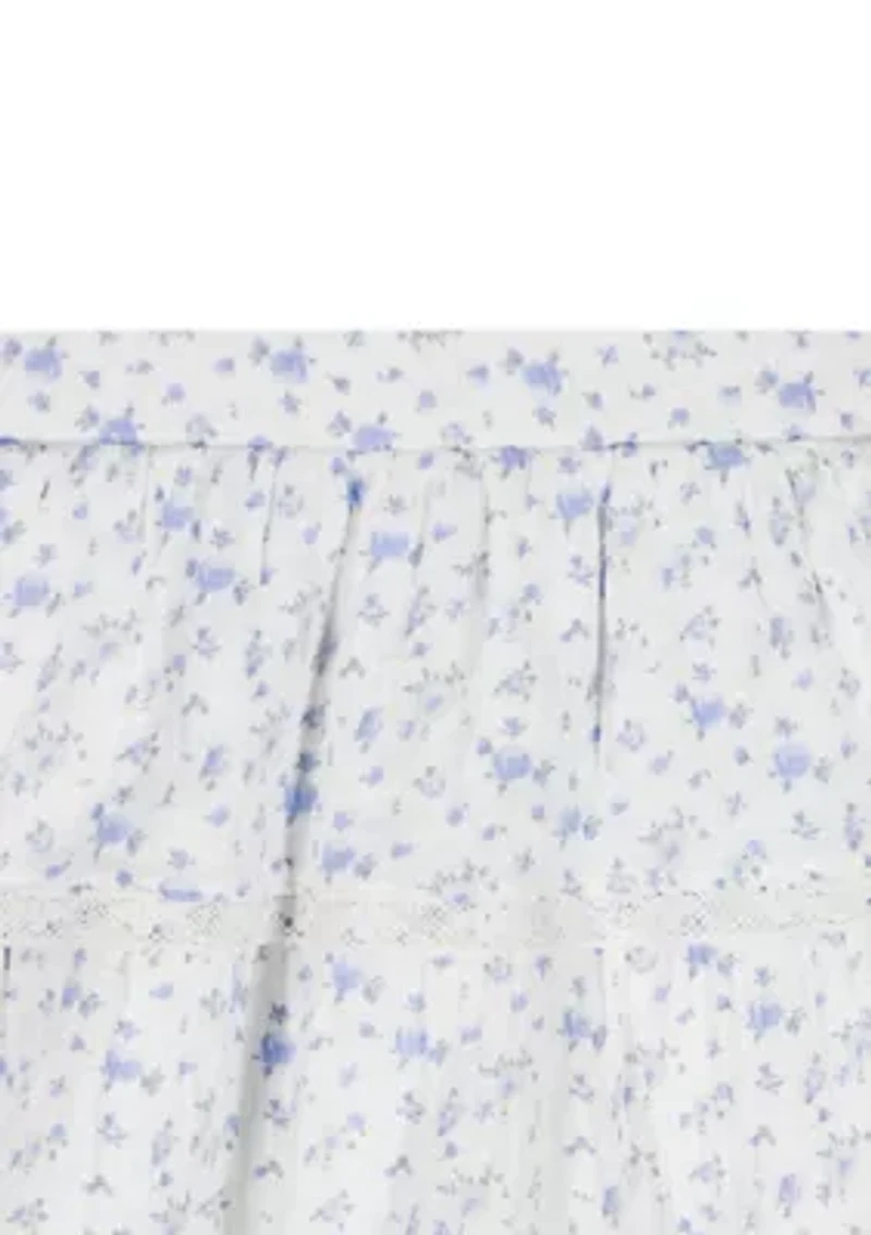 Girls 7-16 Floral Tier Skirt