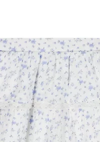 Girls 7-16 Floral Tier Skirt