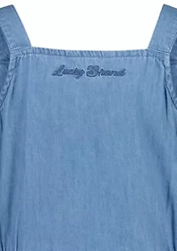 Girls 7-16 Denim Midi Dress