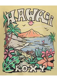 Girls 7-16 Hawaii Oversized Boyfriend Crew Neck Graphic T-Shirt