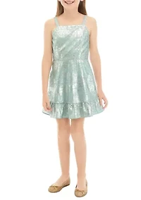Girls 7-16 Spaghetti Strap Sequin Dress