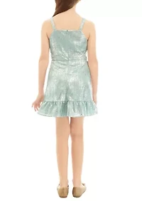 Girls 7-16 Spaghetti Strap Sequin Dress