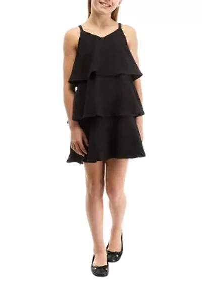 Girls 7-16 3 Tiered Dress