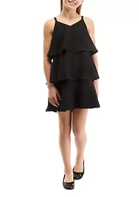 Girls 7-16 3 Tiered Dress