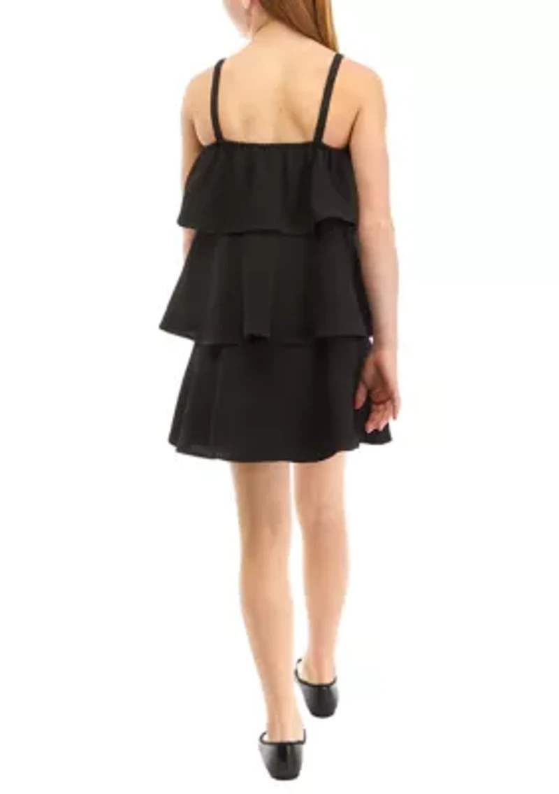 Girls 7-16 3 Tiered Dress