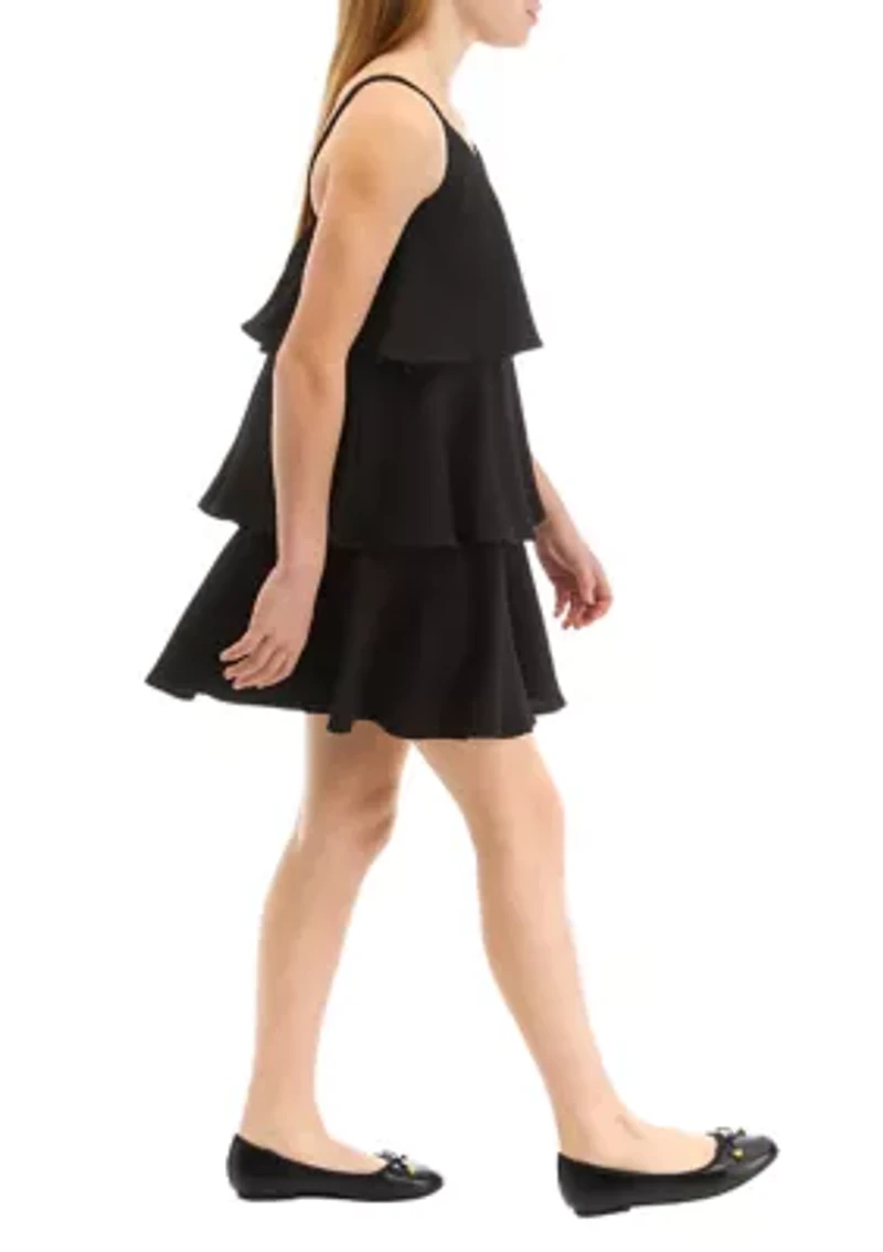 Girls 7-16 3 Tiered Dress