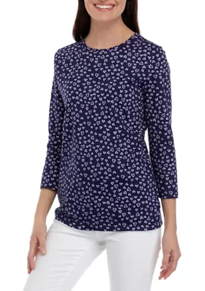 Petite Printed Top