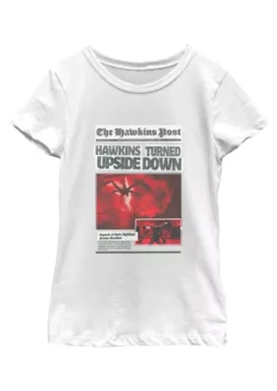 The Hawkins Post Graphic T-Shirt