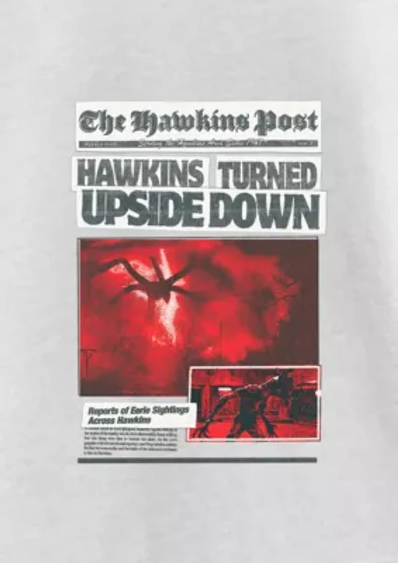 The Hawkins Post Graphic T-Shirt