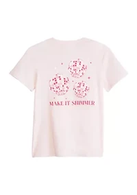 Girls 7-16 Make it Shimmer Graphic T-Shirt