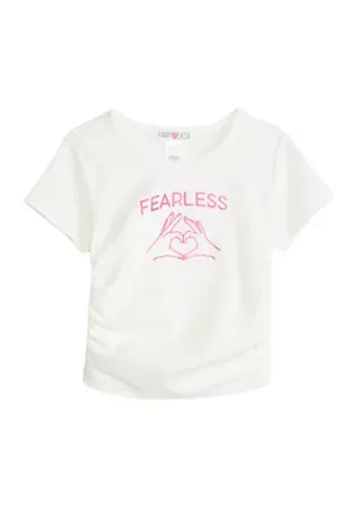 Girls 4-6x Fearless Heart Graphic T-Shirt