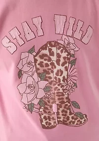 Girls 7-16 Stay Wild Graphic T-Shirt