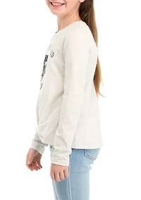 Girls 7-16 Little Storm Cloud Wednesday Graphic T-Shirt