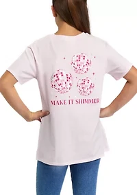 Girls 7-16 Make it Shimmer Graphic T-Shirt