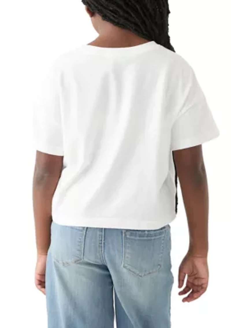 Girls 7-16 Drop Shoulder Happy Days Ahead Graphic T-Shirt