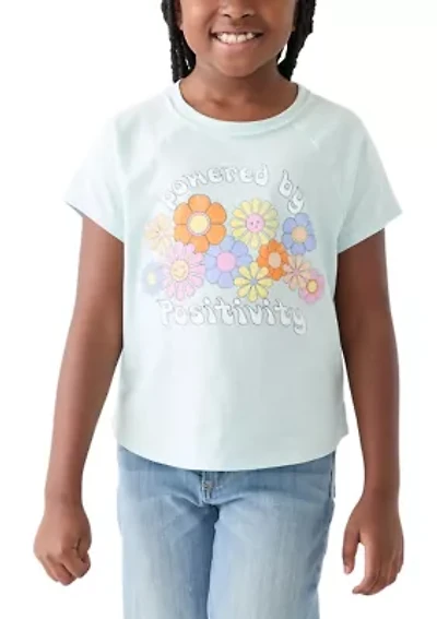 Girls 4-6x Positivity Graphic T-Shirt