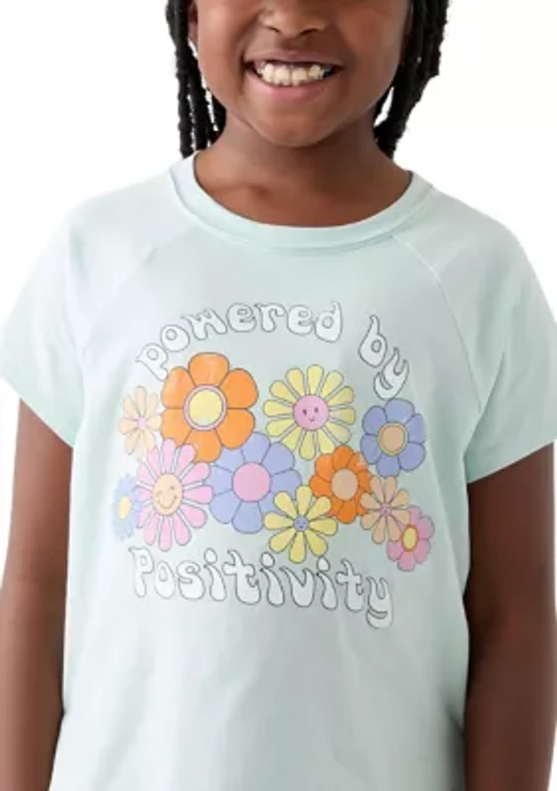 Girls 4-6x Positivity Graphic T-Shirt