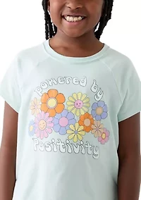 Girls 4-6x Positivity Graphic T-Shirt