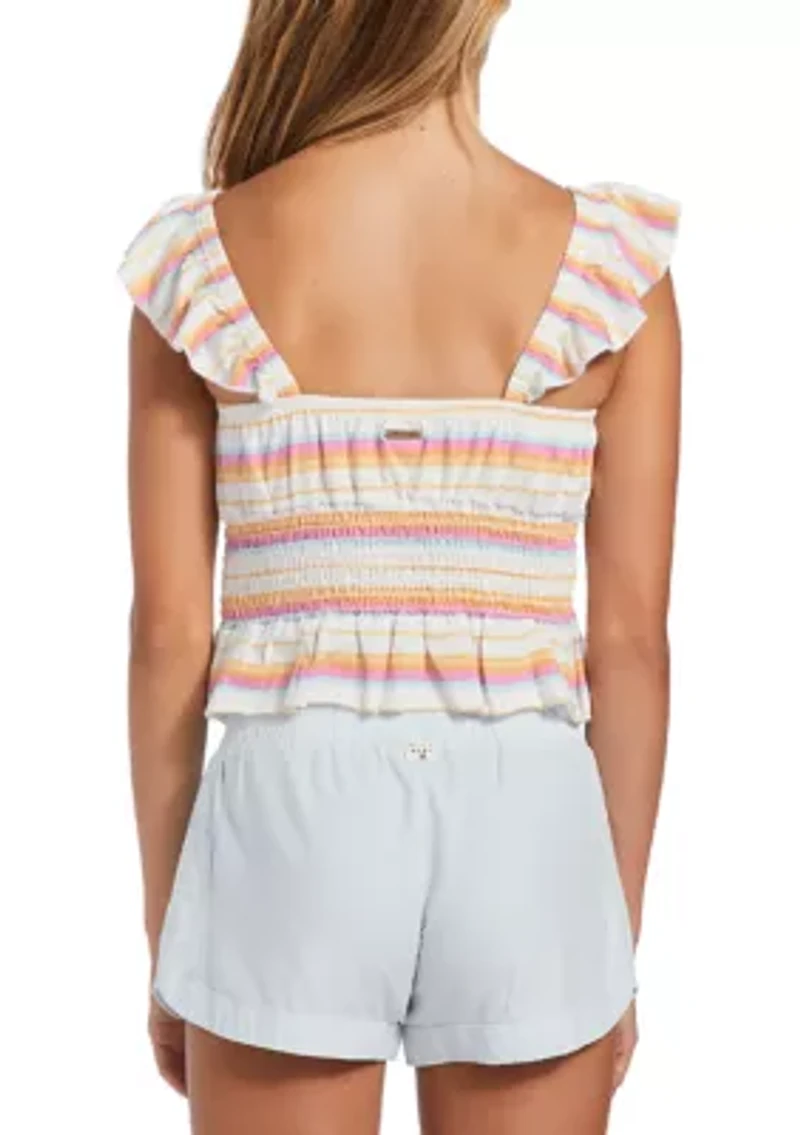 Girls 7-16 Springtime Dream Printed Knit Top