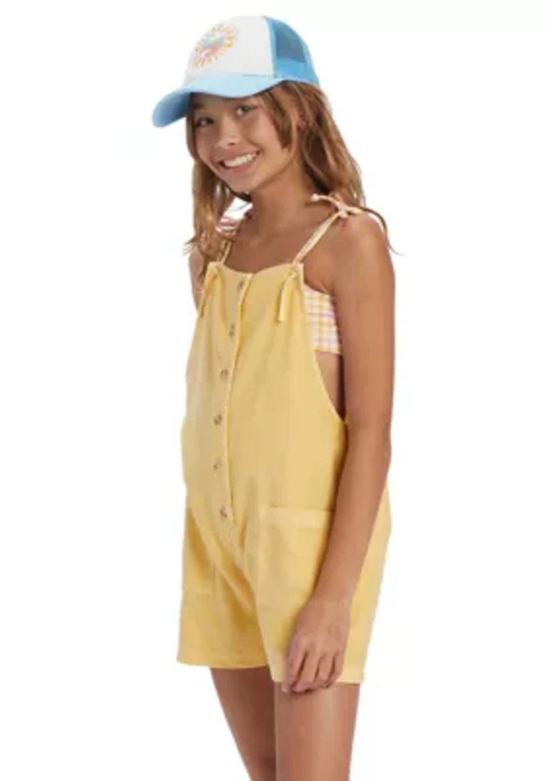 Girls 7-16 Wave Watch Romper