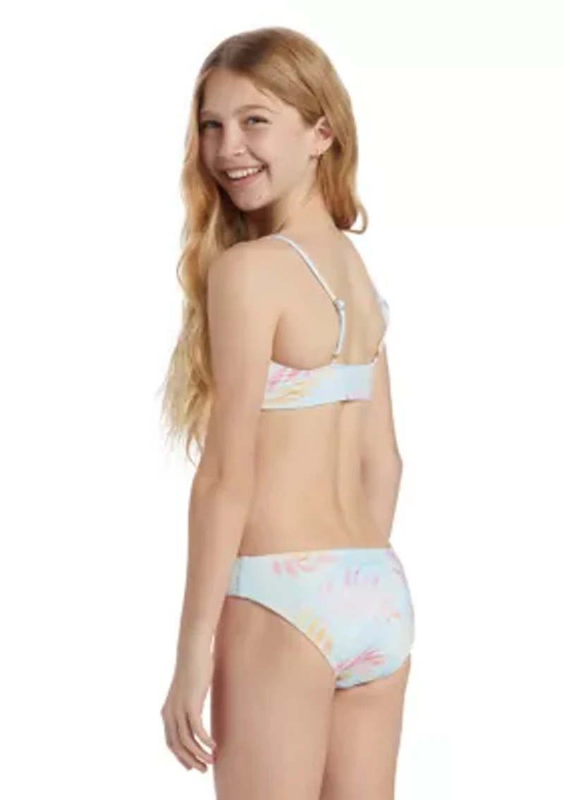 Girls 7-16 Triangle Swimsuit
