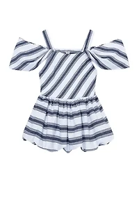 Girls 7-16 Off the Shoulder Babydoll Top