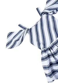 Girls 7-16 Off the Shoulder Babydoll Top