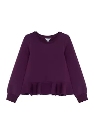 Girls 7-16 Peplum Sweater