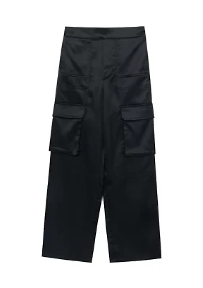 Girls 7-16 Satin Cargo Pants
