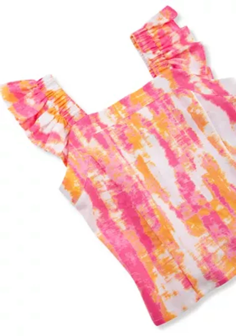 Girls 7-16 Printed Skirt Set