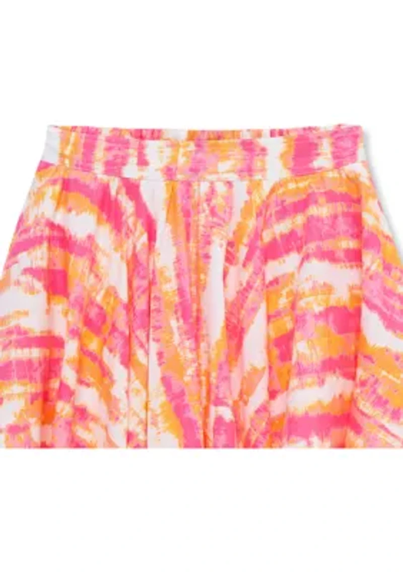 Girls 7-16 Printed Skirt Set