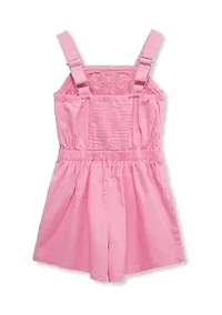 Girls 7-16 Sleeveless Embroidered Romper