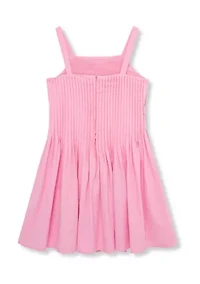 Girls 7-16 Smocked Ruched Dress
