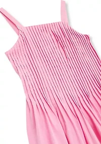 Girls 7-16 Smocked Ruched Dress