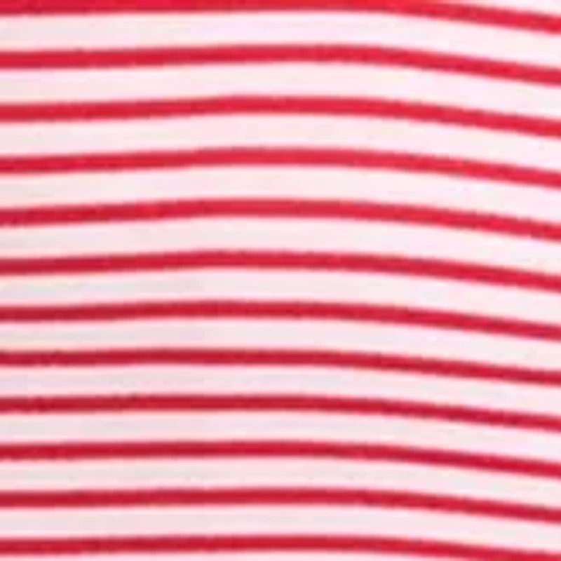 Unisex Big Kids Red Stripe Pajama Set