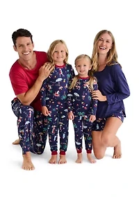 Unisex Big Kid Beachy Christmas Pajama Set