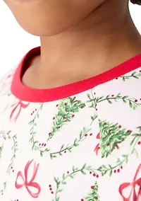 Big Kid Holiday Bows & Wreaths Nightgown