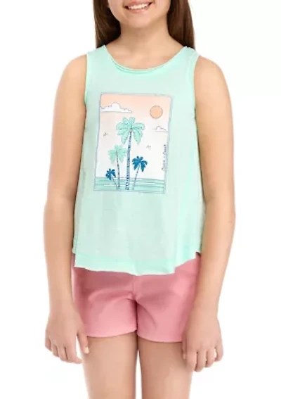 Girls 7-16 Graphic Flyaway Tank Top